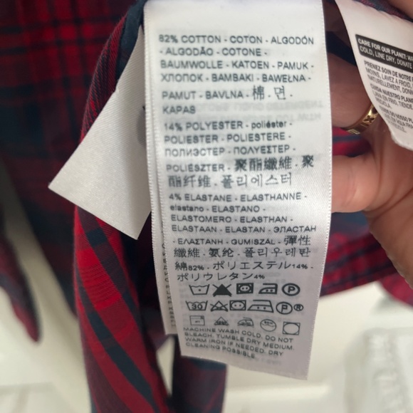 Men’s Levi’s plaid shirt NWOT - Picture 4 of 4